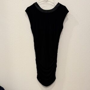 NWOT - BCBGeneration Black Ruched Mini Dress